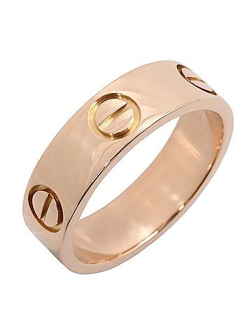 Cartier Cartier Love Ring, 18K Pink Gold (PG), Women's, Tone, B4084800 (view 1)