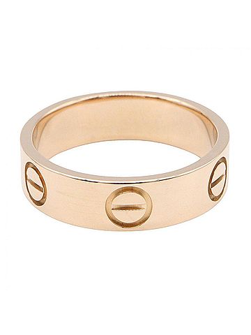 Cartier Cartier Love Ring, 18K Pink Gold (PG), Men's/Women's, Tone, B4084800 (view 2)
