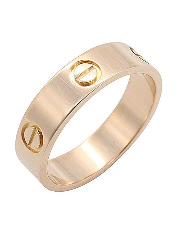 Cartier Cartier Love Ring, 18K Pink Gold (PG), Men's/Women's, Tone, B4084800 (view 1)