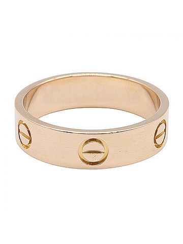 Cartier Cartier Love Ring, 18K Pink Gold (PG), Men's/Women's, Tone, B4084800 (view 2)