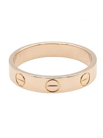 Cartier Cartier Mini Love Ring, 18K Pink Gold (PG), Women's Tone, B4085200 (view 2)