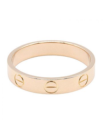 Cartier Cartier Mini Love Ring, 18K Pink Gold (PG), Women's Tone, B4085200 (view 2)