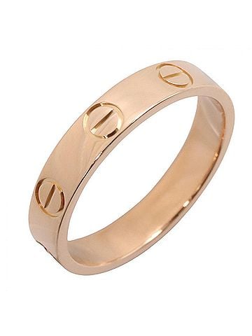 Cartier Cartier Mini Love Ring, 18K Pink Gold (PG), Women's Tone, B4085200 (view 1)