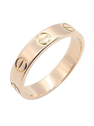Cartier Cartier Mini Love Ring, 18K Pink Gold (PG), Women's Tone, B4085200 (view 1)