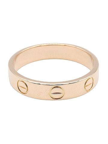Cartier Cartier Mini Love Ring, 18K Pink Gold (PG), Women's Tone, B4085200 (view 2)