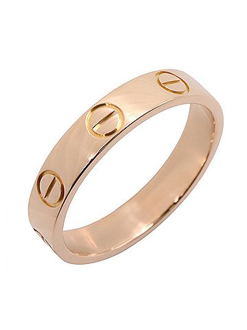 Cartier Cartier Mini Love Ring, 18K Pink Gold (PG), Women's Tone, B4085200 (view 1)