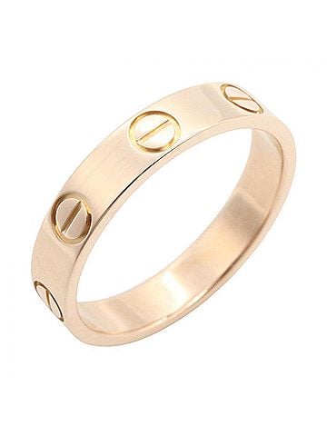 Cartier Cartier Mini Love Ring, 18K Pink Gold (PG), Women's Tone, B4085200 (view 1)