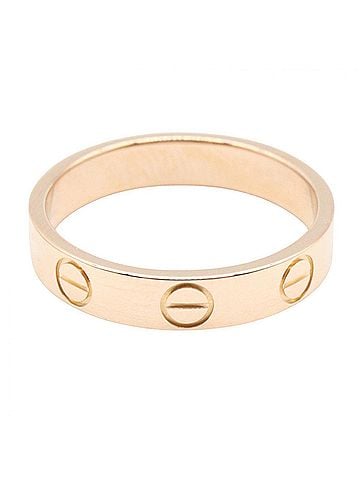 Cartier Cartier Mini Love Ring, 18K Pink Gold (PG), Women's Tone, B4085200 (view 2)