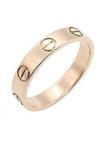 Cartier Cartier Mini Love Ring, 18K Pink Gold (PG), Women's Tone, B4085200 (view 1)