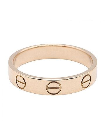 Cartier Cartier Mini Love Ring, 18K Pink Gold (PG), Women's Tone, B4085200 (view 2)