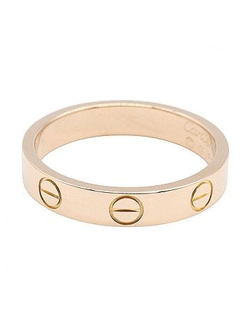 Cartier Cartier Mini Love Ring, 18K Pink Gold (PG), Women's Tone, B4049750 (view 2)