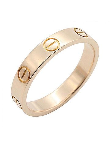 Cartier Cartier Mini Love Ring, 18K Pink Gold (PG), Men's/Women's, Tone, B4085200 (view 1)