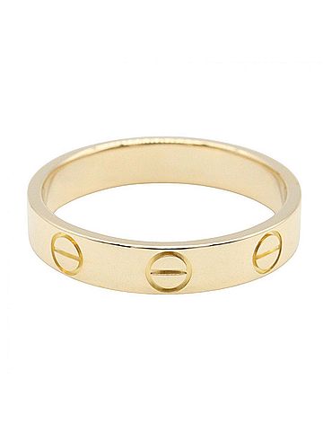Cartier Cartier Mini Love Ring, 18K (Yellow Gold), Women's Jewelry, Gold Tone, B4085000 (view 2)