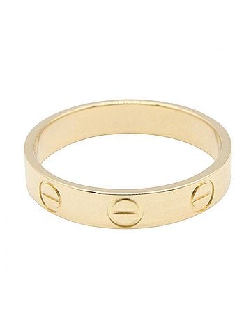 Cartier Cartier Mini Love Ring, 18K (Yellow Gold), Women's Jewelry, Gold Tone, B4085000 (view 2)