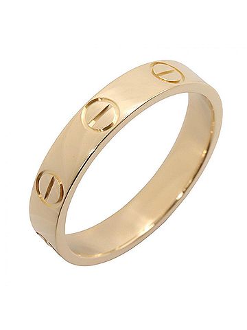 Cartier Cartier Mini Love Ring, 18K (Yellow Gold), Women's Jewelry, Gold Tone, B4085000 (view 1)