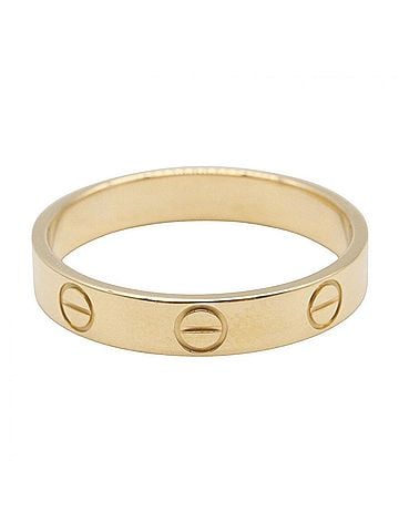 Cartier Cartier Mini Love Ring, 18K (Yellow Gold), Men's/Women's, Gold Tone, B4085000 (view 2)