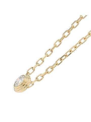 Cartier Cartier Damour Necklace SM Small Model Diamond 1P 0.09ct 18K Yellow Gold B7215800 Pendant Brilliant Cut (view 2)