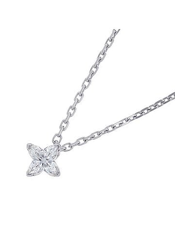 Louis Vuitton Louis Vuitton Necklace LV Diamond Pendant Star 7P Total Approx. 0.35ct 18KWG White Gold Q03019 LOUIS VUITTON Monogram Cut (view 1)
