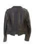 Lamarque 100% Lambskin 97% Polyester 3% Spandex Blue Blazer Size S - photo 2