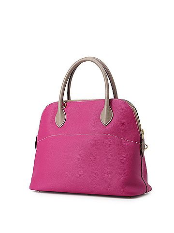 Hermès Hermes Bolide 31 Handbag, Etoupe Rose Purple, Epsom Leather, D Stamp, HERMES 2-way SPO, Women's (view 2)