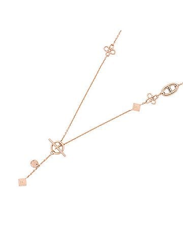 Hermès Hermes Ronde Multi Necklace LG 18KPG Pink Gold HERMES (view 1)