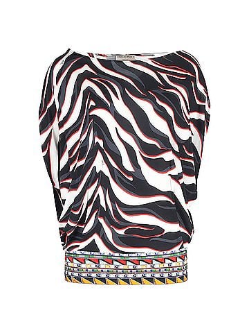 Emilio Pucci Emilio Pucci Animal Print Top in Multicolor Viscose (view 1)