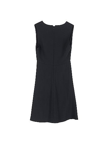 Stella McCartney Stella Mccartney Plunge Neckline Mini Dress in Black Viscose (view 2)