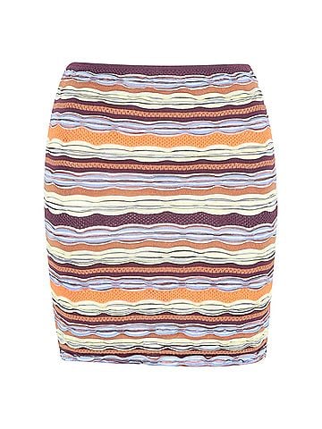 Missoni Missoni Mini Pencil Skirt in Multicolor Cotton (view 1)