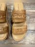 Kelsi Dagger Brooklyn 100% Leather Tan Brown Sandals Size 11 - photo 3