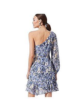 ASTR The Label One Shoulder Dress Cocktail Dress (view 2)