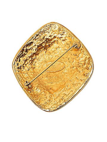 Chanel Chanel Coco Mark Arabesque Diamond Brooch Gold Plated GP Women's CHANEL (view 2)