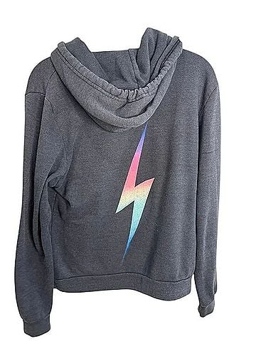Aviator Nation Lightning Bolt Pullover Hoodie (view 2)