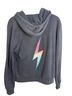 Aviator Nation Print Gray Pink Blue Pullover Hoodie Size M - photo 2