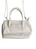 A New Day White Leather Satchel One size - photo 2