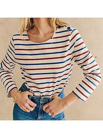 Sézane Colette Long Sleeve T-Shirt (view 2)