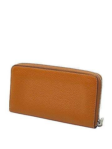 Gucci Gucci Logo Long Zip Around Wallet, Penny Multi Brown Leather, Women's Wallet (view 2)