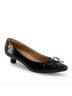 Andrea Black Women's Kitten Heel Pump Size 9 - photo 1