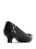 Andrea Black Women's Kitten Heel Pump Size 9 - photo 3