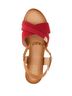Andrea Solid Red Women's Wedge Sandal Size 10 - photo 3
