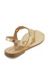 Andrea Solid Gold Women's Flat Sandal Size 9 - photo 2