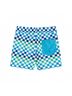 Andy & Evan Plaid Blue Boy's Stretch Lined Board Shorts Size 5 - photo 2
