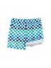 Andy & Evan Plaid Blue Boy's Stretch Lined Board Shorts Size 6 - photo 3