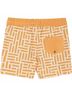 Andy & Evan Plaid Orange Boy's Stretch Lined Board Shorts Size 14 - photo 2