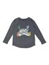 Tiny Whales Graphic Gray Great Outdoors Raglan Tee Size 4 - photo 1