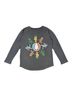 Tiny Whales Graphic Gray Great Outdoors Raglan Tee Size 6 - photo 2