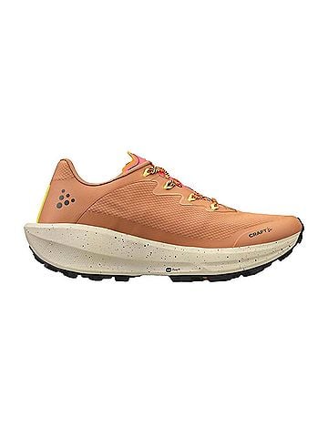 Craft Women's Ultra Trail 2 Running Shoe in Lion/Crush (view 1)