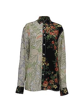 J.W. Anderson Jw Anderson Panelled Floral-Print Shirt in Multicolor Viscose (view 1)