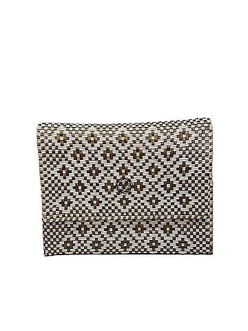 Lolas Collection Women's Handmade Aztec Long Chain Strap Crossbody Bag in Gold (view 1)