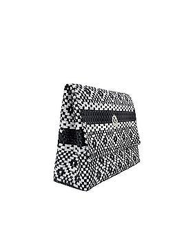 Lolas Collection Women's Handmade Aztec Stripe Long Metal Chain Strap Crossbody Bag in Black (view 2)