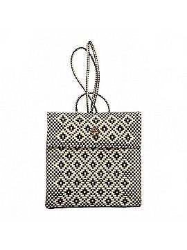Lolas Collection Women's Medium Handmade Aztec Backpack in Beige/Black (view 1)